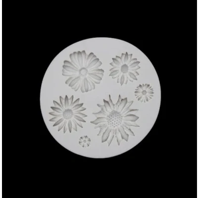 Image of TTOA Daisy Silicone Fondant Mould Flower Sugar Craft Cake Decoration