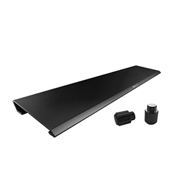 Image of CHERRY AC 3.3, Aluminium Ergonomic Palm Rest and Detachable Feet, Original Accessories for MX BOARD 3.0 S Gaming Keyboard, Quickly Attached, Black