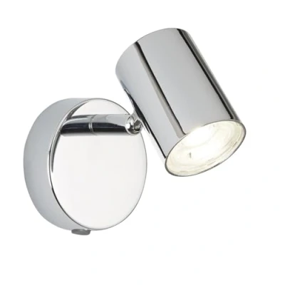 Image of Searchlight 3171CC Rollo One Light Wall Spotlight in Chrome