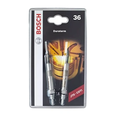 Image of Bosch 0250202926 (36) Glow plug Duraterm Blister pack of 2 for Diesel Engine Vehicles