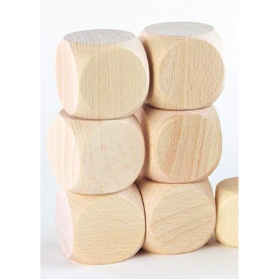 Image of TickiT 73923 Natural Wooden Heuristic Cubes Pack of 6