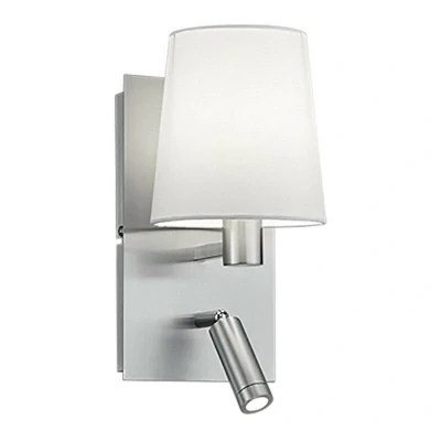 Image of Marriot Modern Reading Light Nickel Matt UK Stock