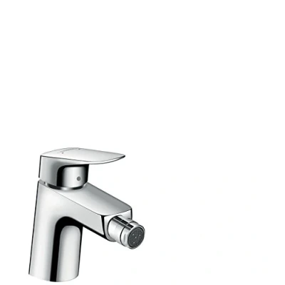 Image of hansgrohe Logis bidet tap 70, pop up waste, chrome