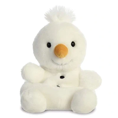 Image of Aurora, 99130, Palm Pals Snowman, 5In, Soft Toy, White