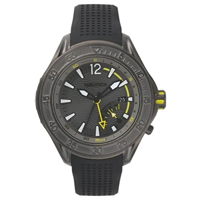 Image of Nautica Men&#039;s Analogue Quartz Watch with Silicone Strap NAPBRW003