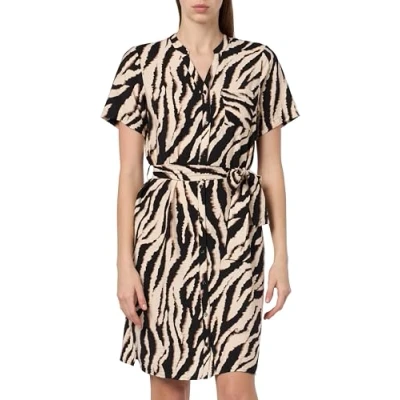 Image of Object Women&#039;s Objjacira S/S Shirt Dress Noos, Sandshell, 14