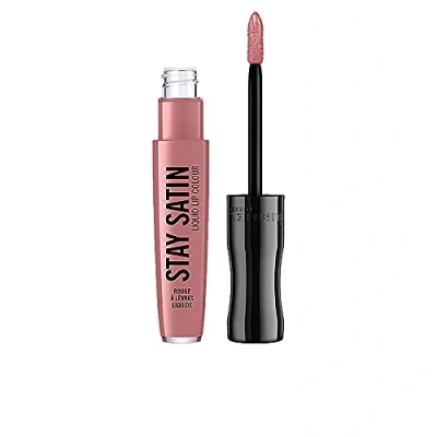 Image of Rimmel London Stay Satin Liquid Lipstick, Shoulder Pads, 5.5 ml