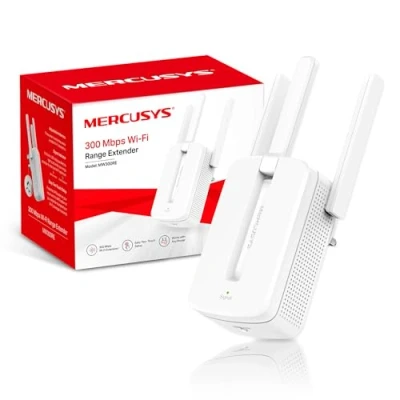Image of Mercusys 2024 Newest WiFi Extender, Booster, Repeater, MIMO Technology for Up to 6000 Sq.ft Power Coverage, , Ultraxtend Home Wireless Signal Quick Setup, UK plug (New)