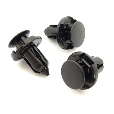 Image of VVO Fasteners Plastic Air Intake Fastener Clip, Black (Pack of 2)