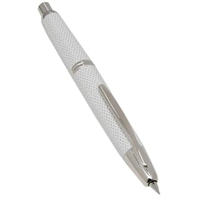 Image of Pilot Capless Medium Retractable Fountain Pen Graphite White