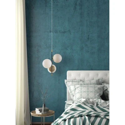 Image of Nostalgia Globe Ceiling Pendant Lamp Matt Gold , 3 Light, E14