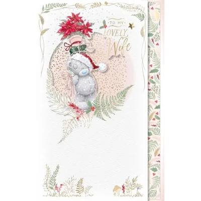 Image of Me To You Bear Lovely Wife Handmade Christmas Card