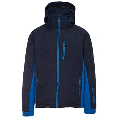 Image of Trespass Men Abbotsbury Warm Windproof Padded Jacket Navy, Large