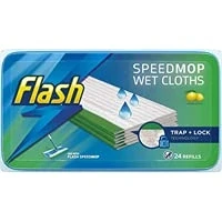 Image of Speedmop Wet Cloths Refills Lemon 24 Pack Speed Mop Starter Kit Refill Replacement Pads