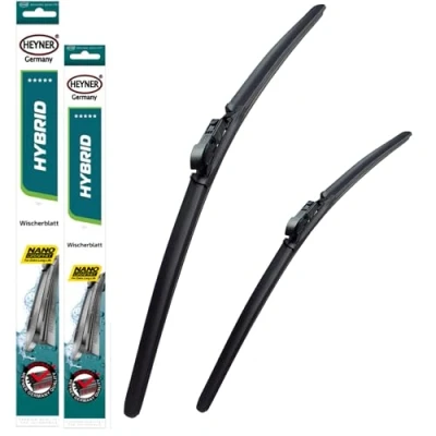 Image of HEYNER Wipers Fits Audi A5 2017 on Hybrid Windscreen Wiper Blades Front 24&quot;20&quot; HH2420ST