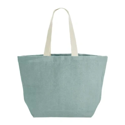 Image of Westford Soft Washed Jute Beach bag Duck Egg Blue tote for men &amp; women One Size travel bag, gym barrel