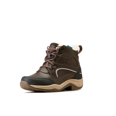 Image of ARIAT Womens Telluride Waterproof Insulated Boots Dark Brown Footwear UK Size 6.5