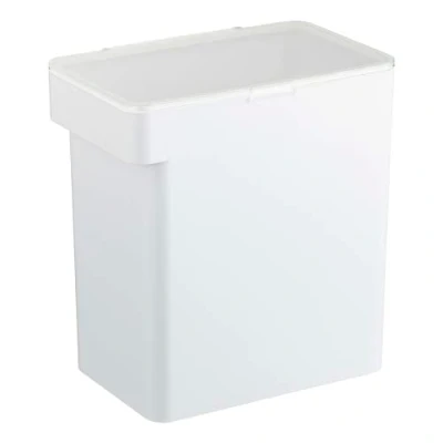 Image of YAMAZAKI Home Tower Airtight Pet Food Storage Container Cat And Dog Holder Bin With Transparent Lid Handle Large Polypropylene 15 Lbs., 3.2 Gallons, 12 Quarts