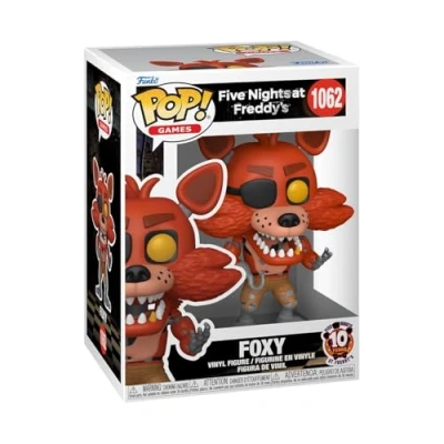 Image of Funko POP! Games: Five Night&#039;s At Freddy&#039;s Foxy Nights Collectable Vinyl Figure Gift Idea Official Merchandise Toys for Kids &amp; Adults Anime Fans