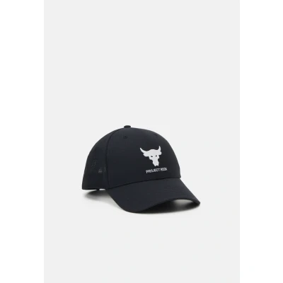 Image of Under Armour Project ROCK Trucker Unisex Cap, Size: One Size, Black/white