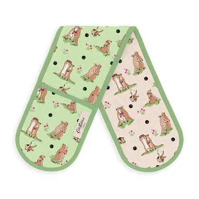 Image of Cath Kidston Meerkats Double Oven Glove