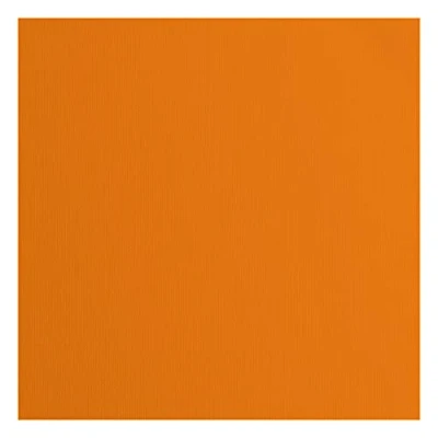 Image of Florence Cardstock Textured Coloured Card Making Supplies 12 x inch Orange 20 Sheets Paper for Scrapbooking, Making, Die Cutting and Crafts 216 GSM Mandarin