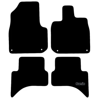 Image of Carsio Carpet Car Mats For Honda E 2020+ Onwards Tailored Fit Floor Mat Set Complete Accessory Black Custom Fitted All Weather, Anti Slip Backing &amp; Trim