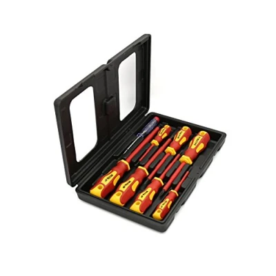 Image of Hilka 34489008 Electricians Screwdriver Set (8 Piece),Black