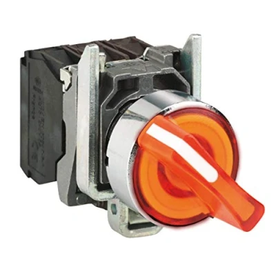 Image of SelSw 2Pos 240VAC Yel Red 1NO/1NC