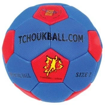 Image of 2021 Sure Shot Tchoukball Size 3 Senior Indoor Match Ball Blue &amp; Red