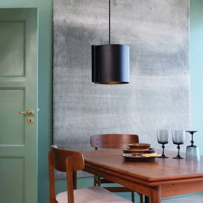 Image of Dyberg Larsen Wum hanging light Ø 23cm black matt