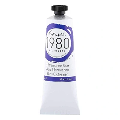Image of Gamblin 1980 Oil Ultramarine Blue 37Ml