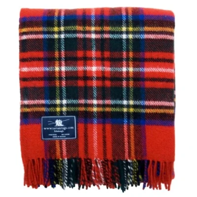 Image of Tweedmill Textiles Royal Stewart Tartan Premium Wool Travel Rug