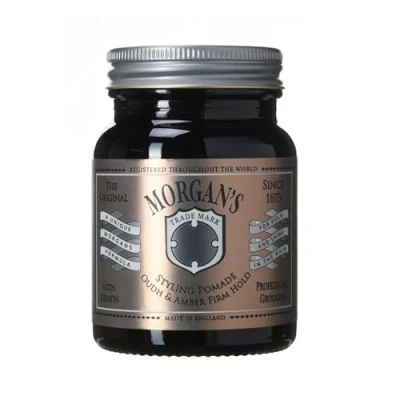 Image of Morgan&#039;s Pomade Oudh Amber Strong Hold 100g