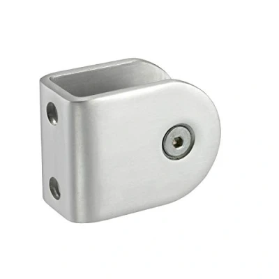Image of Cubicle U Bracket for 20mm Partition in a Satin Anodised Aluminium Finish