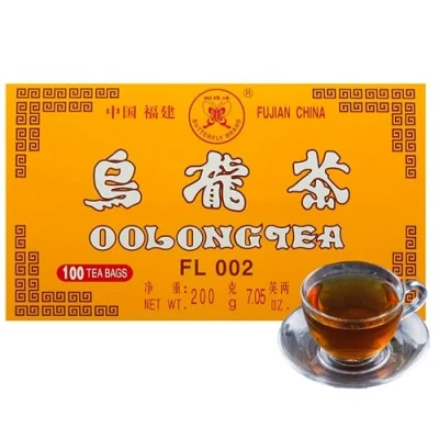 Image of 100 China Oolong Tea Bags, Pure Fujian Chinese Wulong Wu Long, 2g x bag (200g)