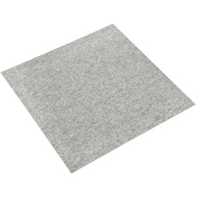 Image of vidaXL Carpet Floor Tiles 20 pcs 5 m² 50x50 cm Light Grey