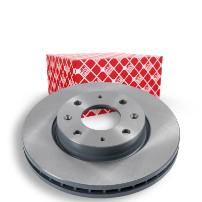 Image of 517122F100 Brake disc FEBI BILSTEIN 170699 Front Axle 275mm 26mm 4 Hole 114,3mm internally vented Coated KIA: Cerato Hatchback, Saloon