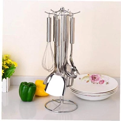 Image of 42cm Stainless Steel Kitchen Stands Utensils Sailing Cutlery Holder Kitchenware Cutter Spoon Spatula Rack Storage