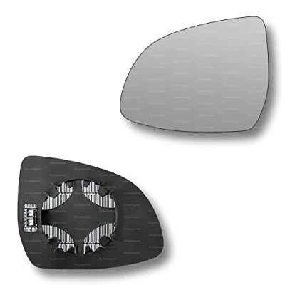 Image of Less4spares Replacement Wing Mirror Glass Left Compatible with BMW X3 2014 2017 CLIP ON Passnager Near Side N/S Heated Convex