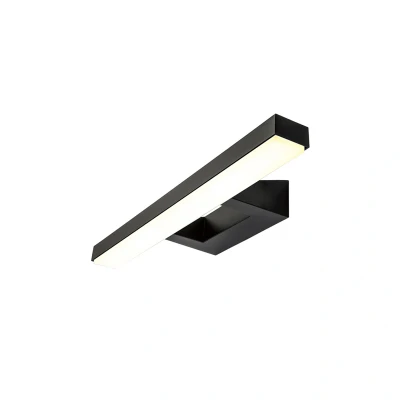 Image of Ansell Kaiser Bathroom Wall Light Black 3000K