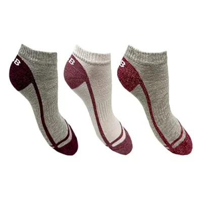 Image of JCB Ladies Trainer Liner Socks 3 Pack Assorted UK 4 8, EUR 37 41 Active Sport