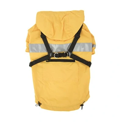 Image of Puppia PLRA JM9320 YE M Yellow Wilderness Pet Coats, MEDIUM