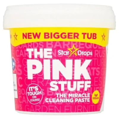 Image of Pink Stuff Multipurpose Cleaning Paste New Bigger Tub 850 G Non hazardous Household Cleaner with Degreaser Sponge