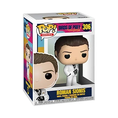 Image of Funko POP! Heroes: Birds Of Prey Roman Sionis (White Suit) 1/6 Odds For Rare Chase Variant DC Comics Collectable Vinyl Figure Display Gift Idea Official Merchandise Movies Fans