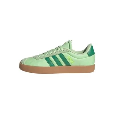 Image of adidas Women&#039;s VL 3.0 Shoes, semi Green Spark/semi Court Green/Lucid Lemon, 5 UK