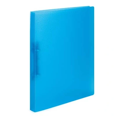 Image of HERMA Ring Binder Translucent in Light Blue, A4, 25 mm Spine, Slim 2 made of Plastic