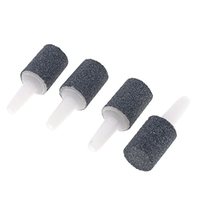 Image of sourcingmap® 4 Pcs Gray 11mm x 16mm Cylinder Mini Bubble Air Stone for Aquarium