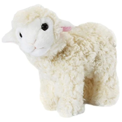 Image of Living Nature Small Lamb, Realistic Soft Cuddly Farm Toy, Naturli Eco Friendly Plush, 16.5cm