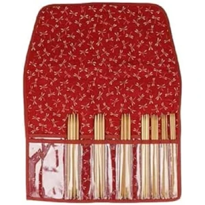 Image of Seeknit Koshitsu Red (15cm) Double Pointed Needle Set 1 Piece